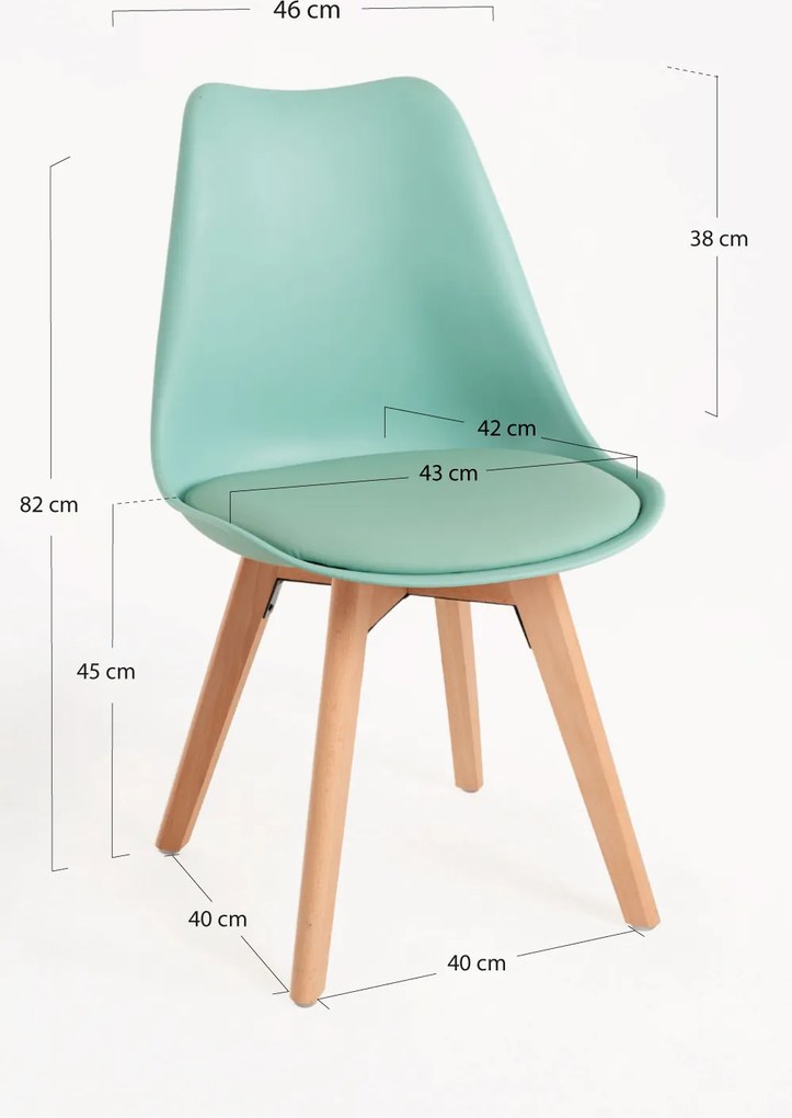 Zestaw 6 Krzese Synk Basic