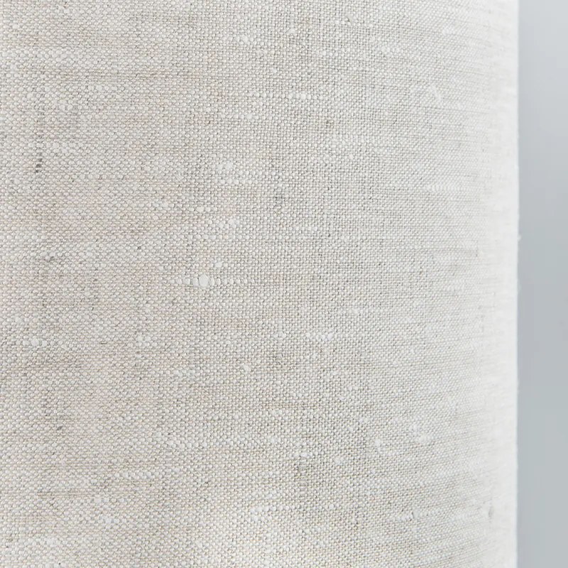 Lampa wisząca czarna z kloszem 35 cm jasnoszary regulowany - Blitz