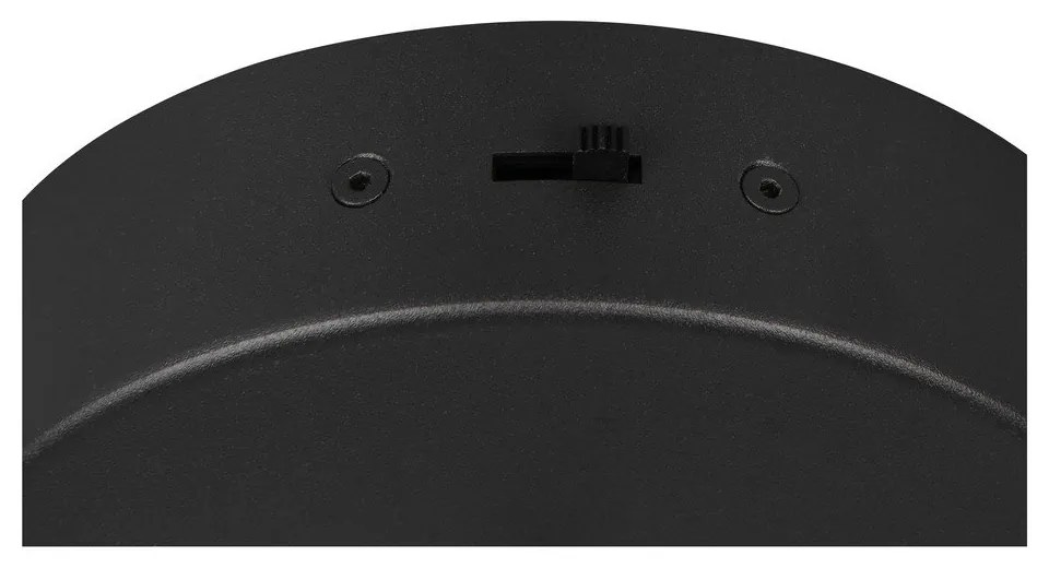 Czarna lampa wisząca LED ø 14 cm Cala – Trio Select