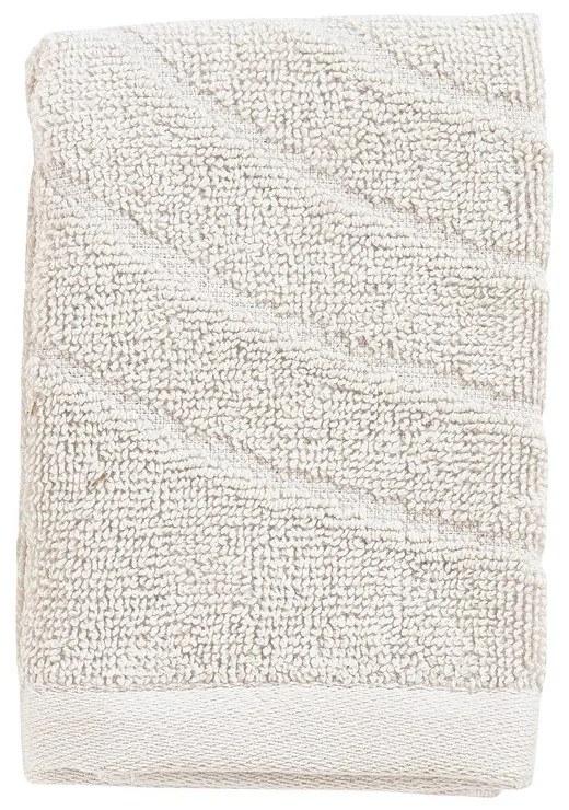Jasnoszary bawełniany ręcznik frotte 30x30 cm Time – Zone