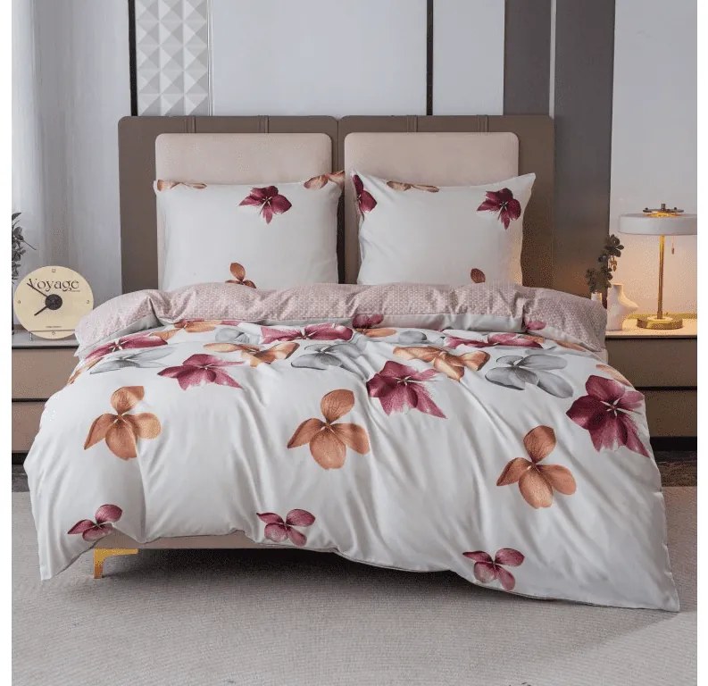 PrzytulneMieszkanie.pl PrzytulneMieszkanie.pl Pościel flanelowa z mikrofibry FLORIVA kolorowa Rozmiar pościeli: 2 szt 70 x 90 cm | 200 x 220 cm