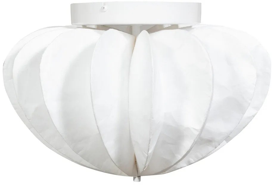 Biała lampa sufitowa z papierowym kloszem ø 40 cm Dalia – WOOOD