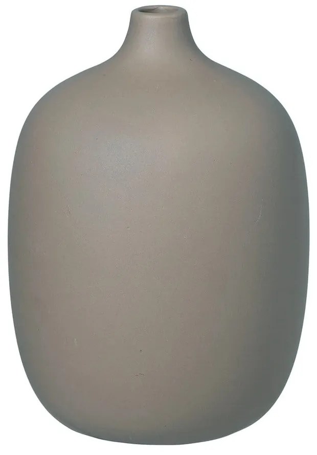 Szary wazon Blomus Ceola, wys. 18,5 cm