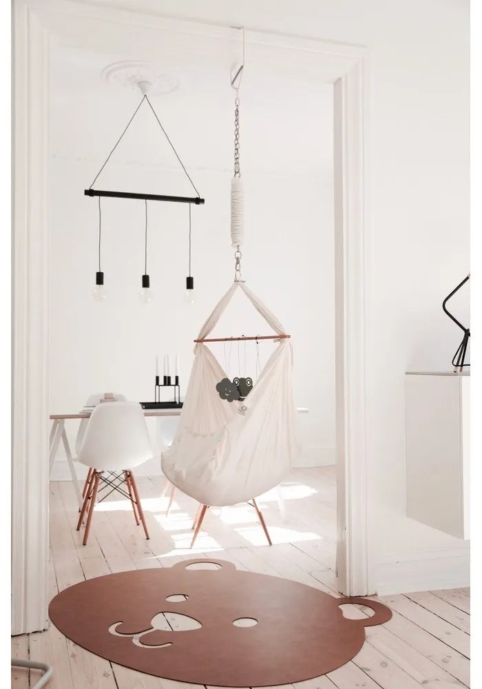 Brązowa mata do zabawy dla dzieci 111,5x140 cm Bear XXXL Bull – LIND DNA