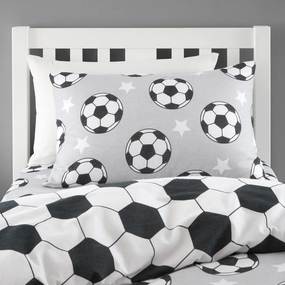 Flanelowa pościel dziecięca do łóżeczka 120x150 cm Football Stars – Catherine Lansfield