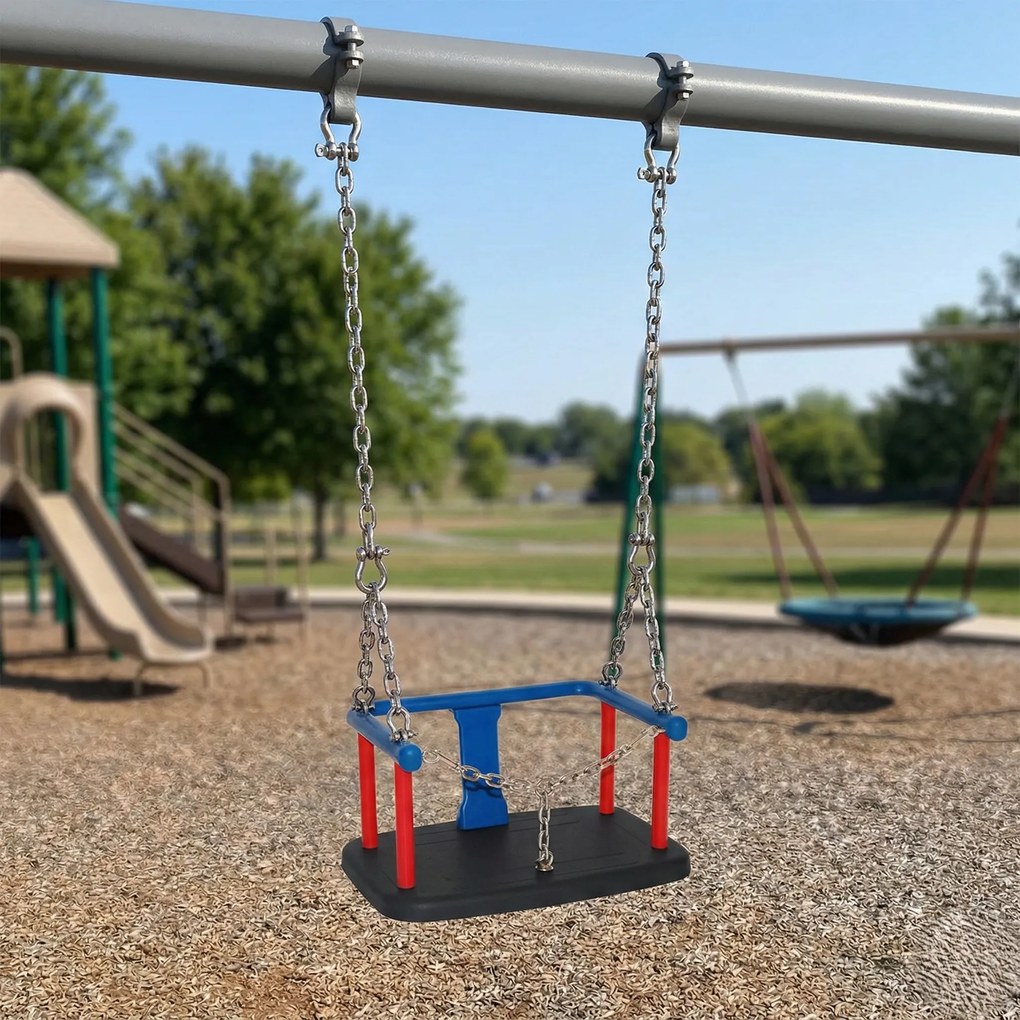 Huśtawka kubełkowa z łańcuszkiem siedzisko dla dzieci + łańcuch 1,8 m