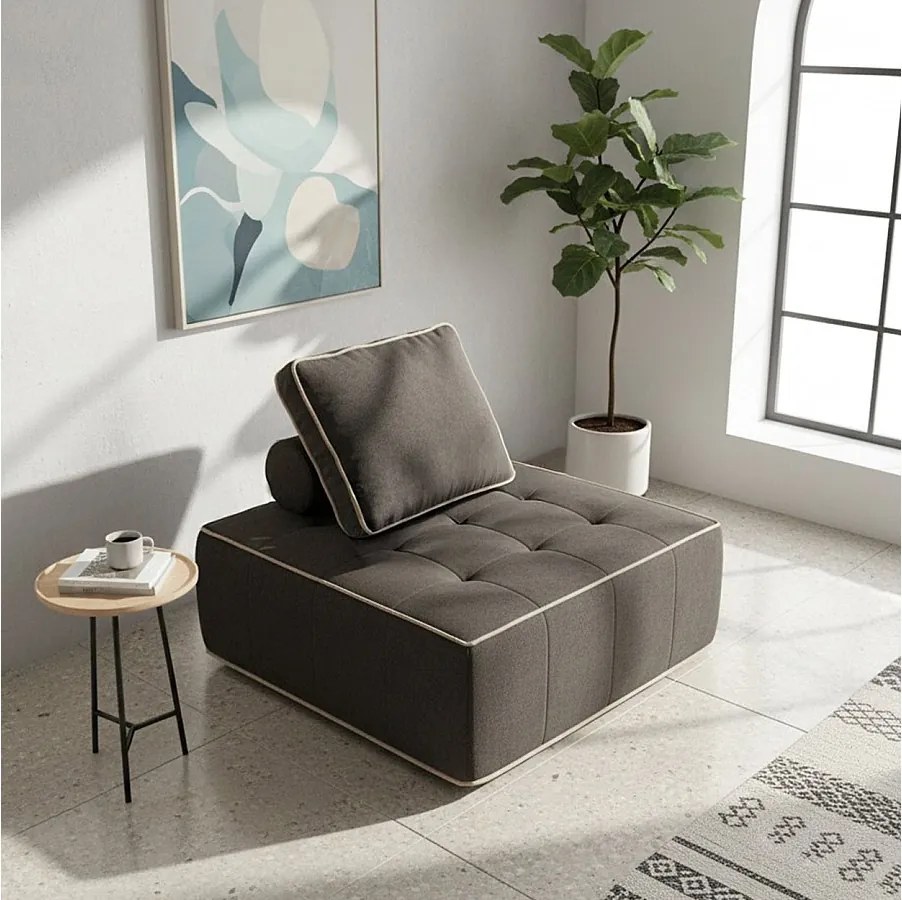 Coco Living Fotel Zen 1-osobowy – czekoladowy i piaskowy