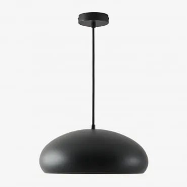 Lampa Sufitowa Wisząca Z Żelaza Hilma Czarna - Sklum