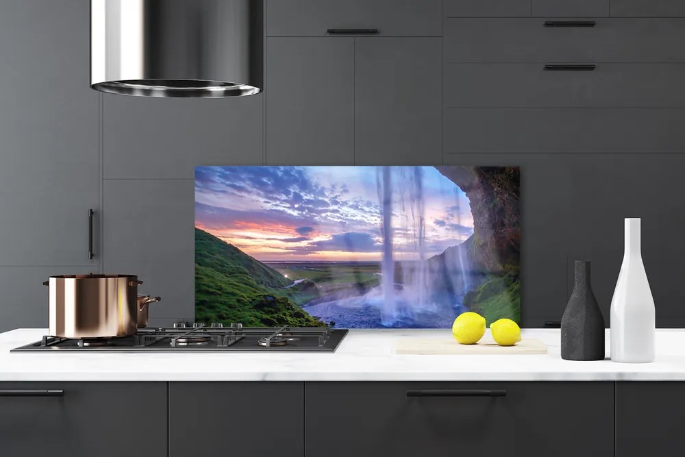 Panel Kuchenny Kaskada Wodna W Górach