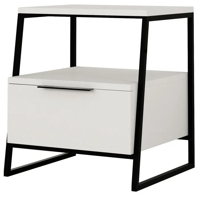 Stolik nocny Pal White 2