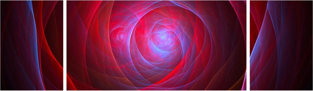 Abstrakcyjny obraz oczu (170x50 cm)