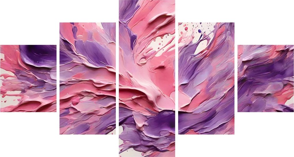Obraz - Romantyczna abstrakcja (125x70 cm)
