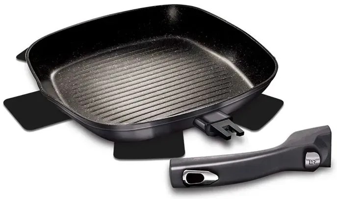 Nowoczesna patelnia grillowa z odpinaną rączką L7-W13