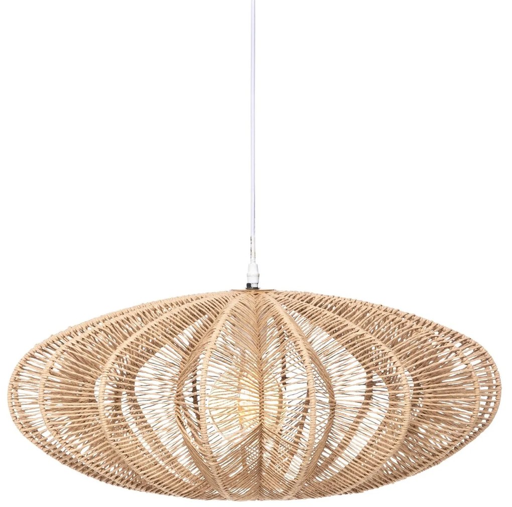 Lampa wisząca plecionka Tery, Ø 57 cm