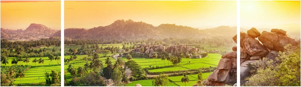 Obraz doliny Hampi w Indiach (170x50 cm)