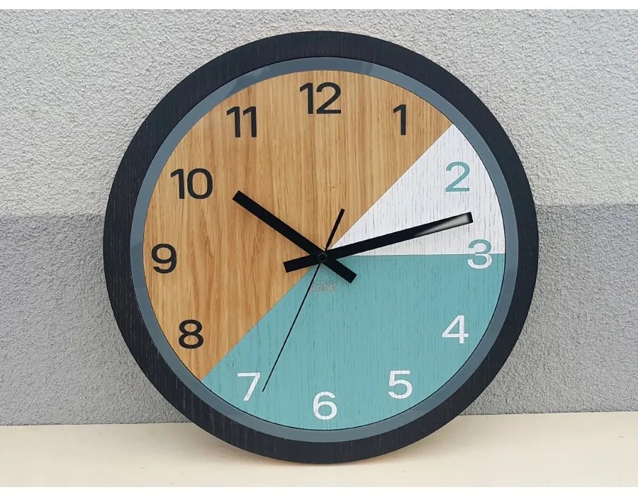 Zegar ścienny nowoczesny z cichym mechanizmem do salonu sypialni okrągły