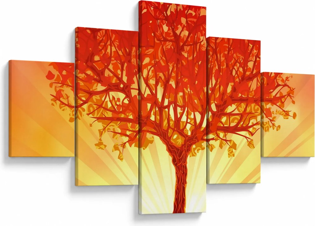 Obraz - Drzewo w słońcu (125x70 cm)