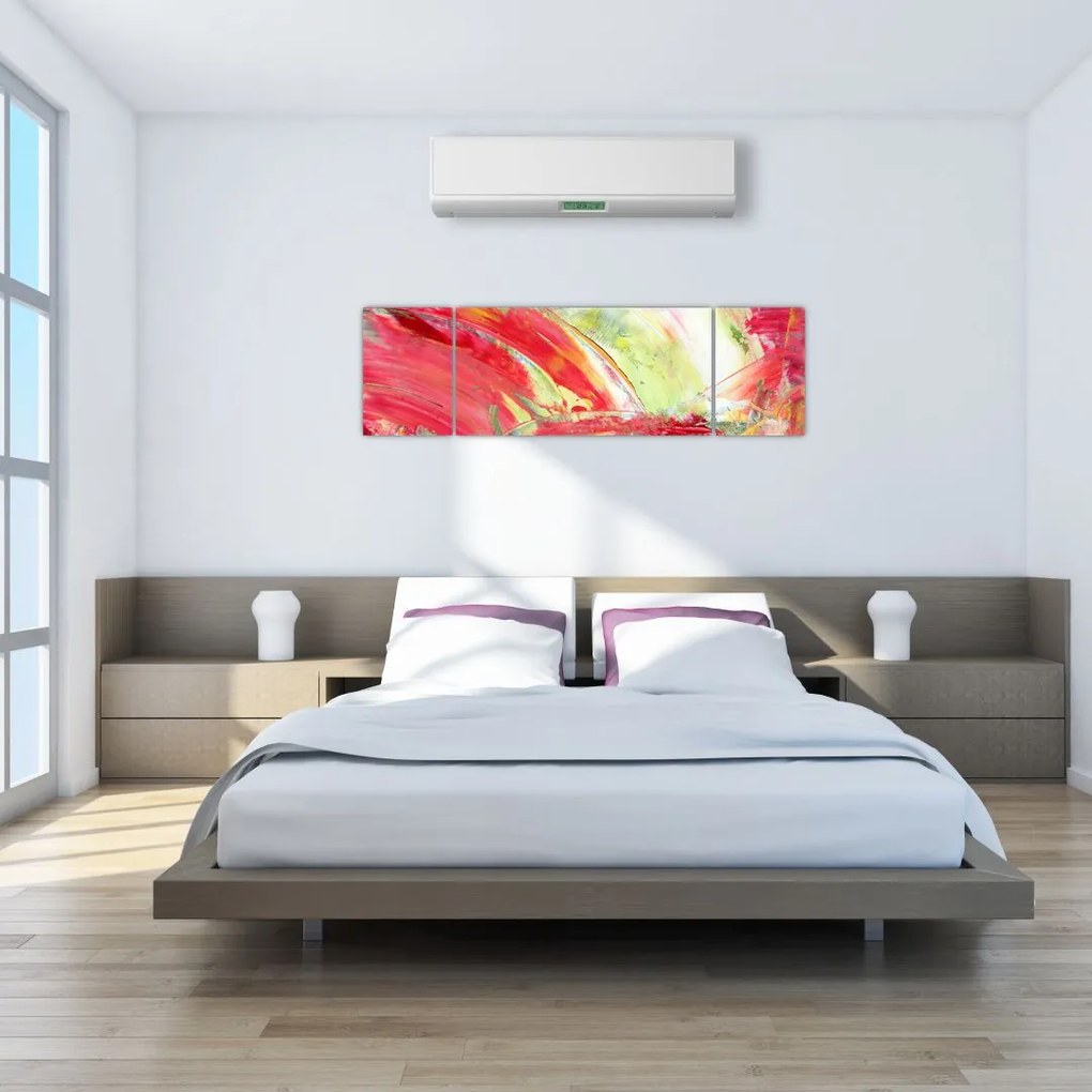 Obraz abstrakcji - malarstwo (170x50 cm)