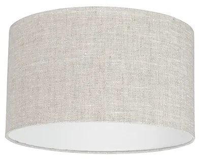 Abażur tkaninowy jasnoszary 35/35/20