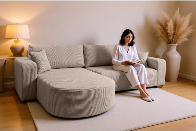 Narożnik BIS XL Uniwersalny z funkcją spania POSO 02 DomoHome