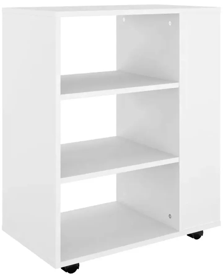 Biała szafka na kółkach do biura G5-H03