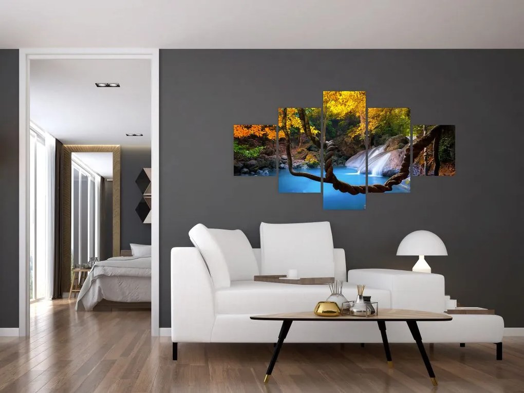 Obraz - Wodospady w Azji (125x70 cm)