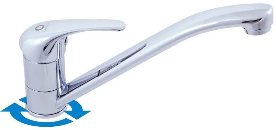 RAV Slezák SA005.0 - Bateria zlewozmywakowa SAZAVA 11,7 cm chrom błyszczący