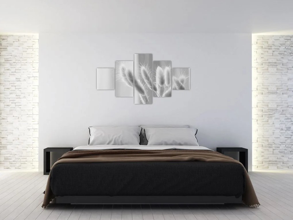 Obraz - Trawa z króliczym ogonkiem (125x70 cm)