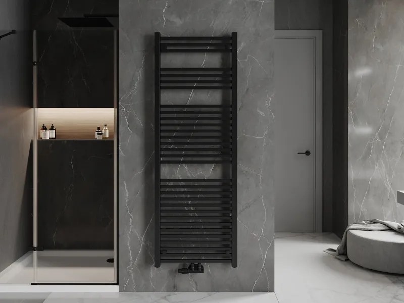 Mexen Pluton grzejnik łazienkowy 1700 x 600 mm, 991 W, czarny - W106-1700-600-00-70
