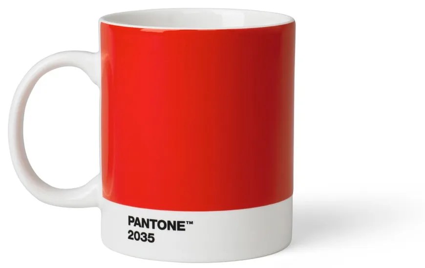 Czerwony ceramiczny kubek 375 ml Red 2035 – Pantone