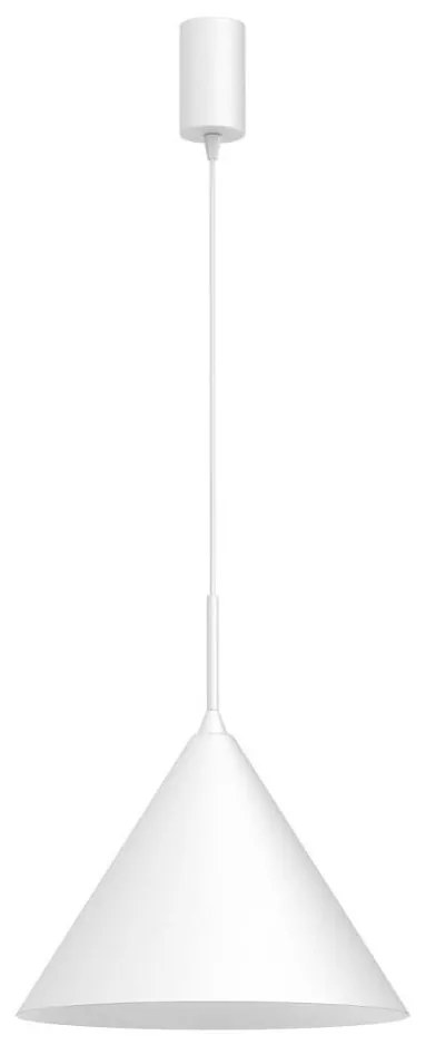 Lampa wisząca na lince CAPITAL 1xGX53/15W/230V średnica 32 cm biała
