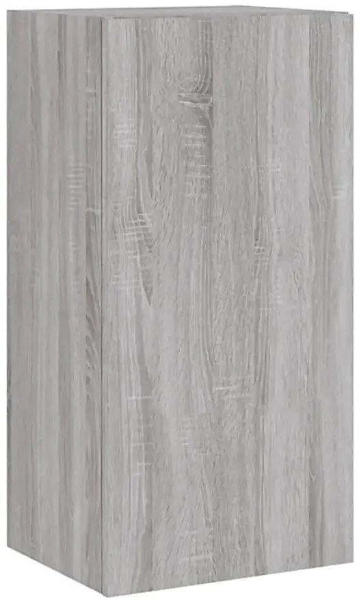 Szafki ścienne led w kolorze szarego dębu sonoma T1-K72