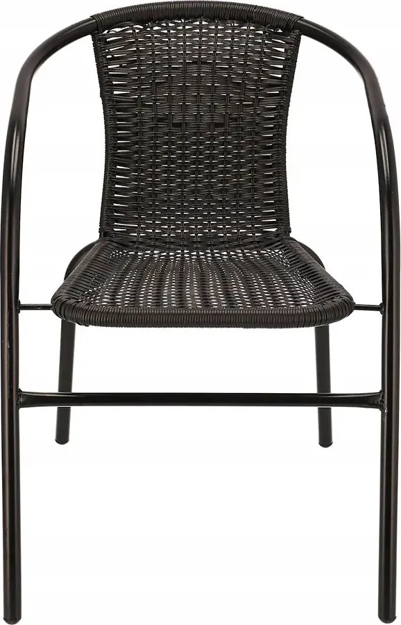 Czarne krzesło ogrodowe F9-D11