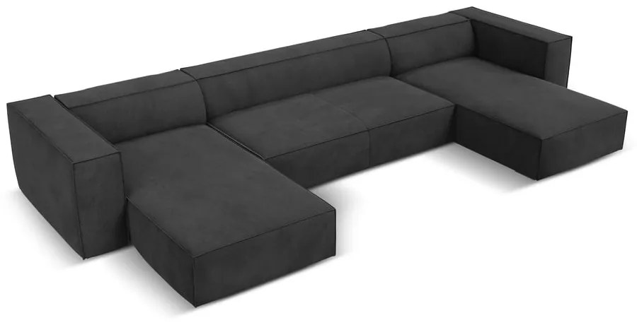 Ciemnoszary narożnik (w kształcie litery "U") Madame – Windsor &amp; Co Sofas