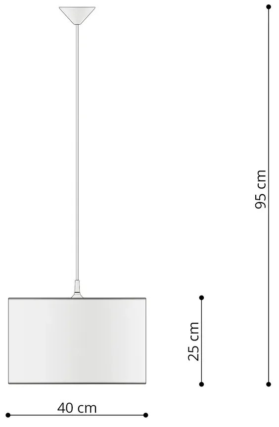 Lampa wisząca WRÓŻKI 40 biała SOLLUX  LIGHTING