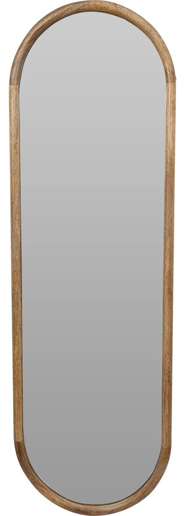Duże lustro ścienne w drewnianej ramie, 36 x 2,5 x 115 cm