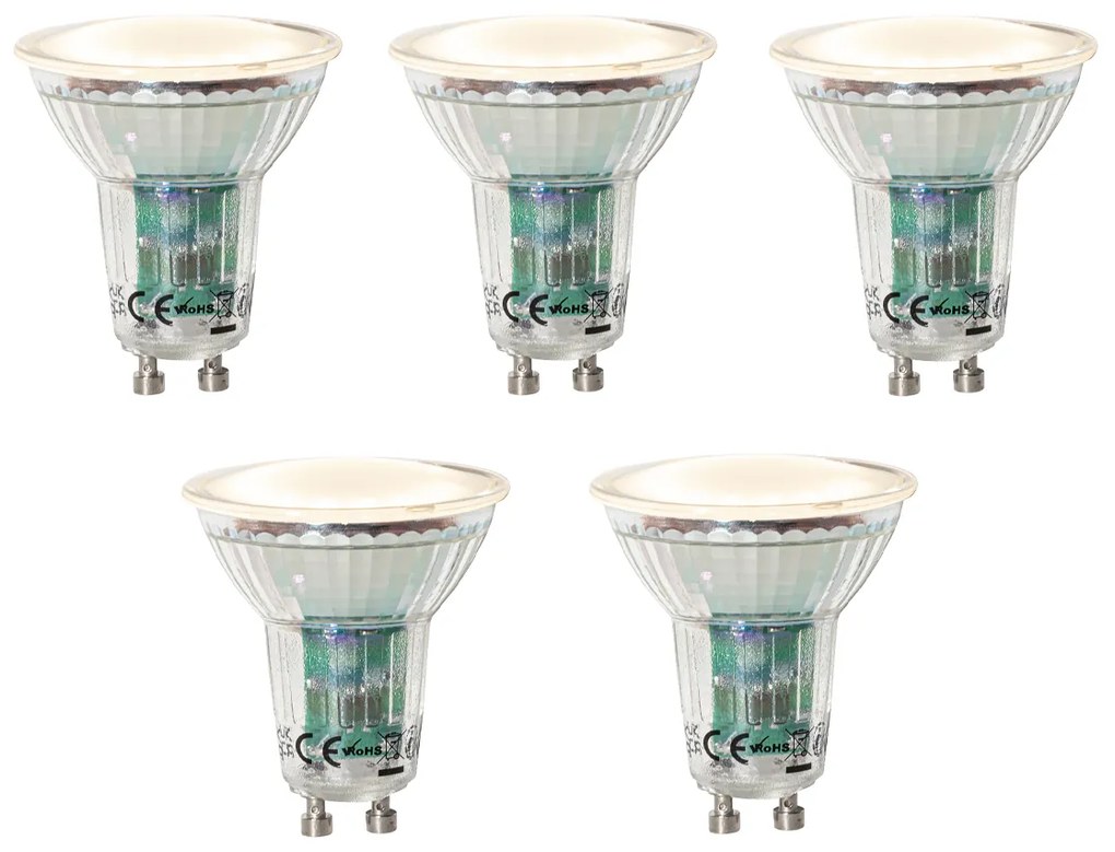 Zestaw 5 żarówek LED GU10 z czujnikiem zmierzchu 3W 200 lm 2700K