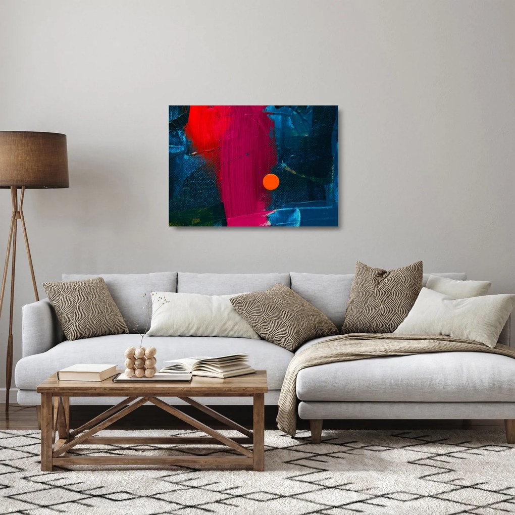 Obraz na szkle - kolory (70x50 cm)