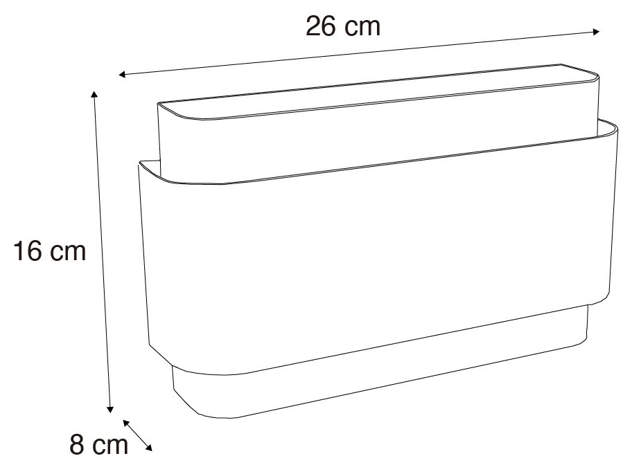 Inteligentny kinkiet biały 2-punktowy z 2 WiFi G9 - Coen