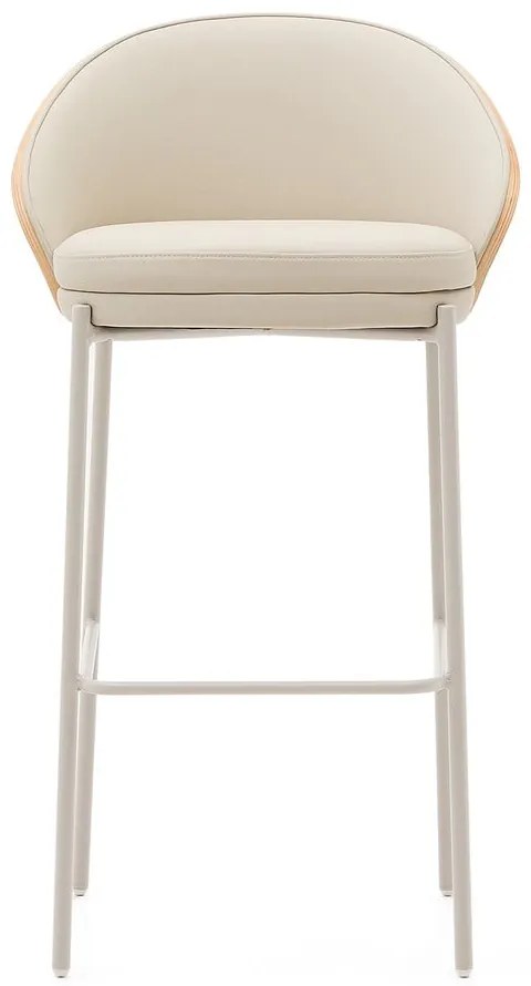 Beżowo-naturalny hoker (wysokość siedziska 77 cm) Eamy – Kave Home
