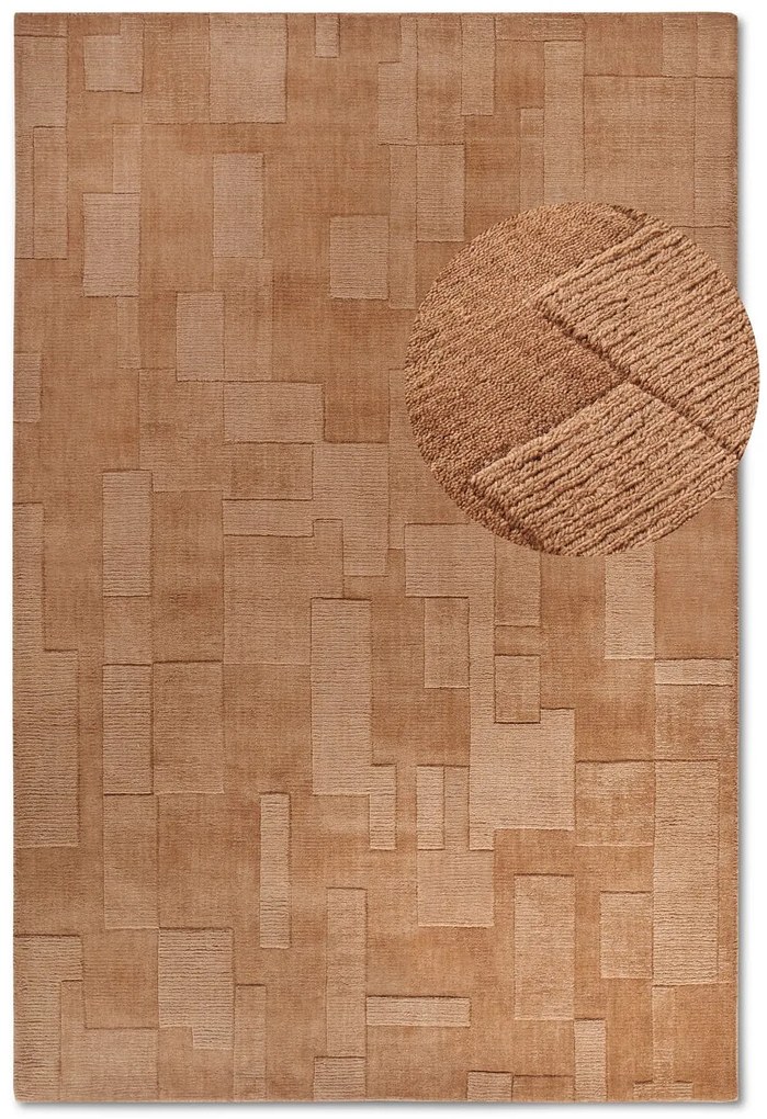 Dywan wełniany Villeroy &amp; Boch Wilhelmine odcienie brązowego 120 cm x 170 cm