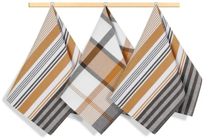 Bellatex Ściereczka kuchenna Proužek, 50 x 70 cm, zestaw 3 szt.