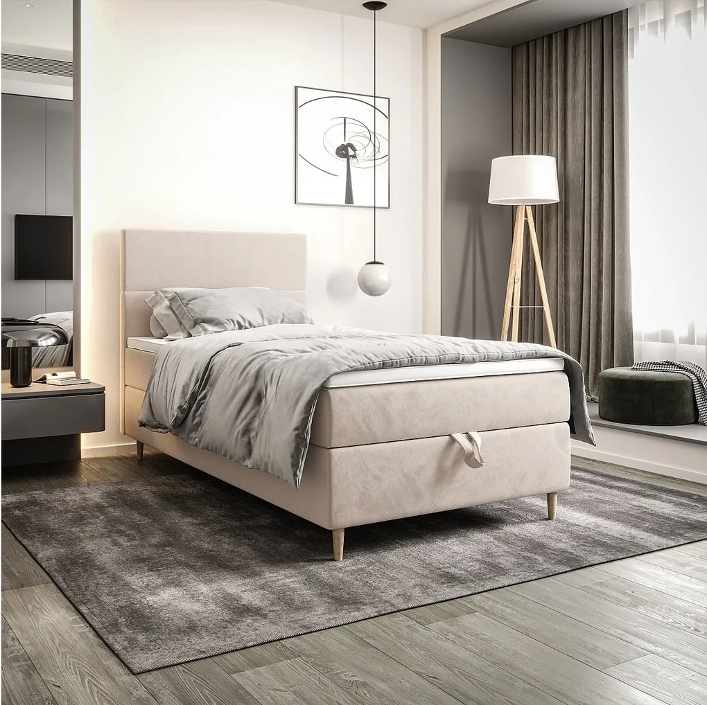 Łóżko kontynentalne FLO 100x200 Itaka 16