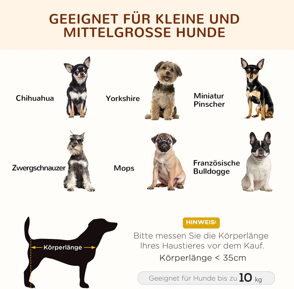 PawHut Podwyższone Łóżko dla Psa z Daszkiem - Komfort i Ochrona przed Słońcem, Oddychające, Szary + Czarny