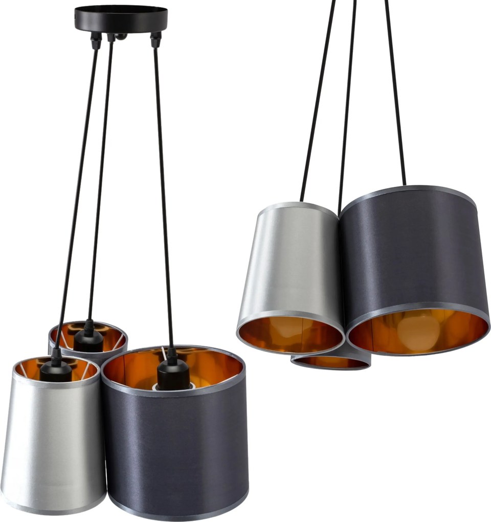Lampa sufitowa nowoczesna APP971-3cp Mix kolorów