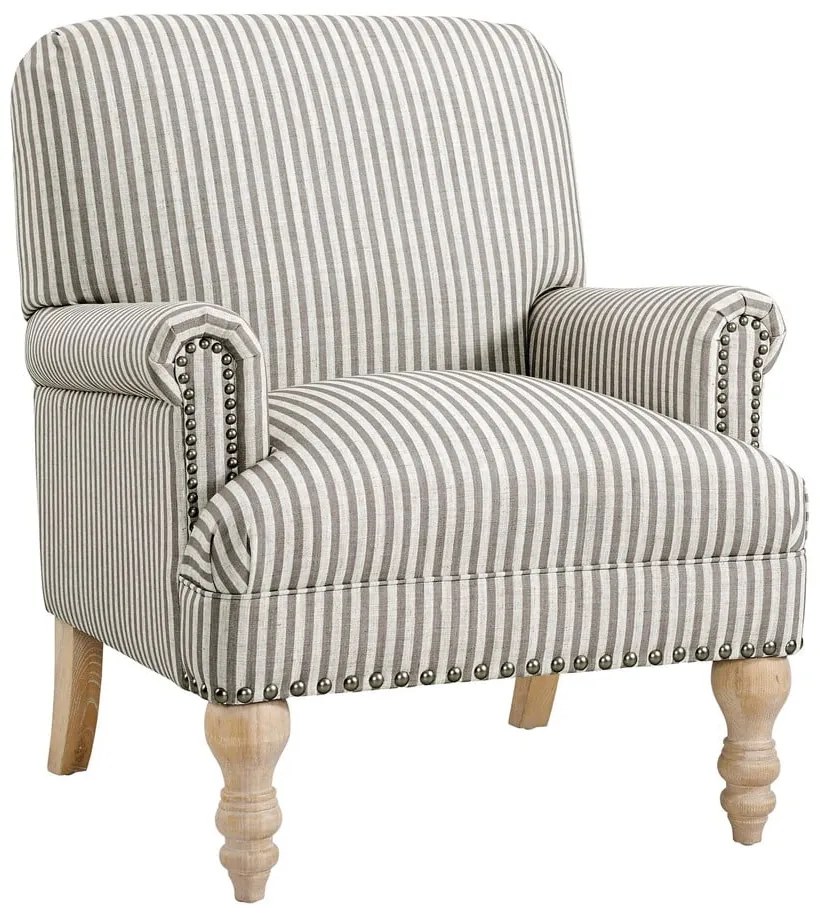 Beżowy lniany fotel Jaya – Støraa