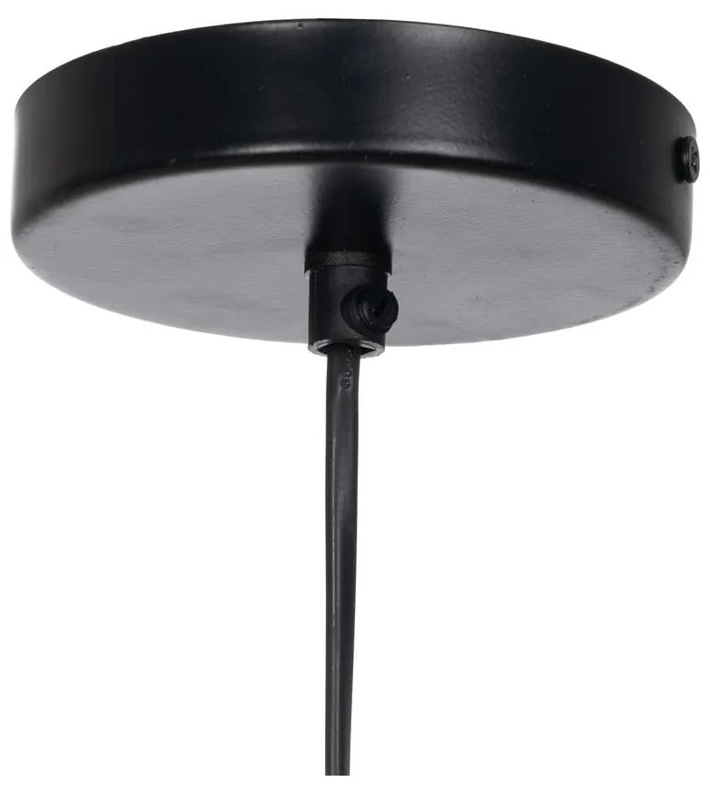 Lampa wisząca w kolorze złota z metalowym kloszem ø 44 cm – Ixia