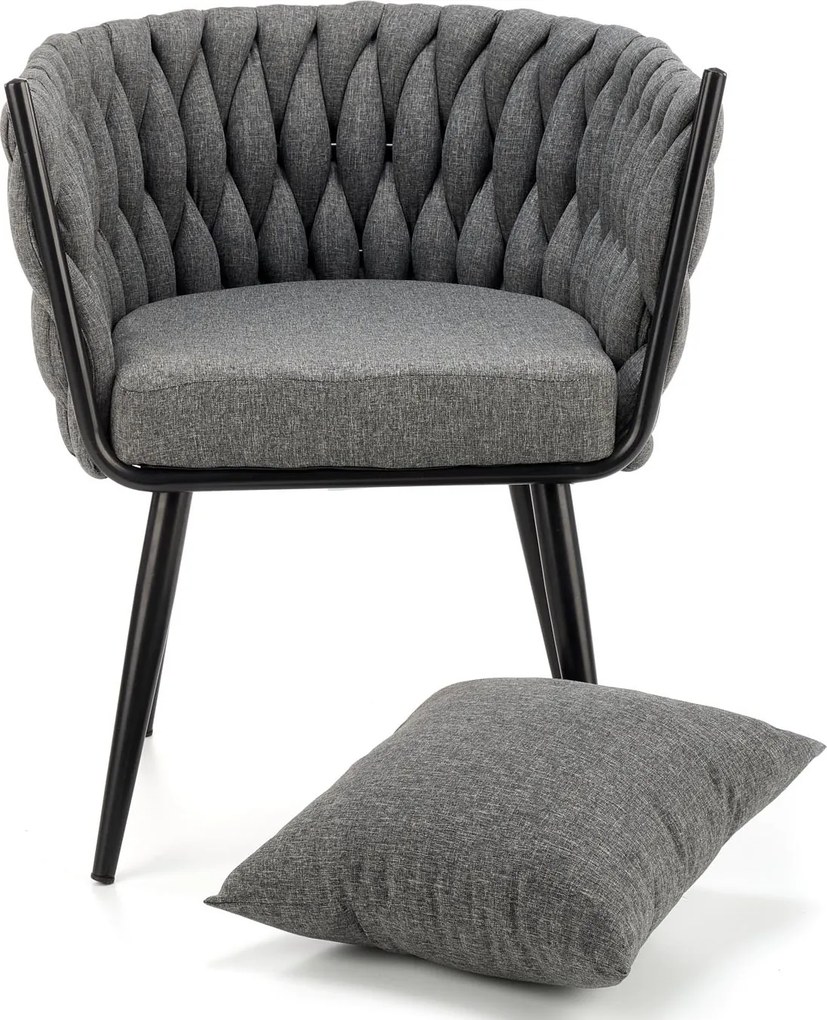 Tapicerowany fotel wypoczynkowy z poduszkami Avatar