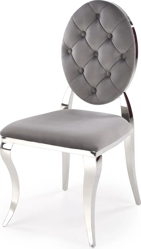 Stylizowane krzesło z pikowaniem K555 Halmar