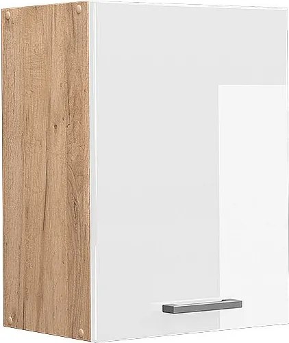 Szafka ścienna biały wysoki połysk 45x31x60 r-line